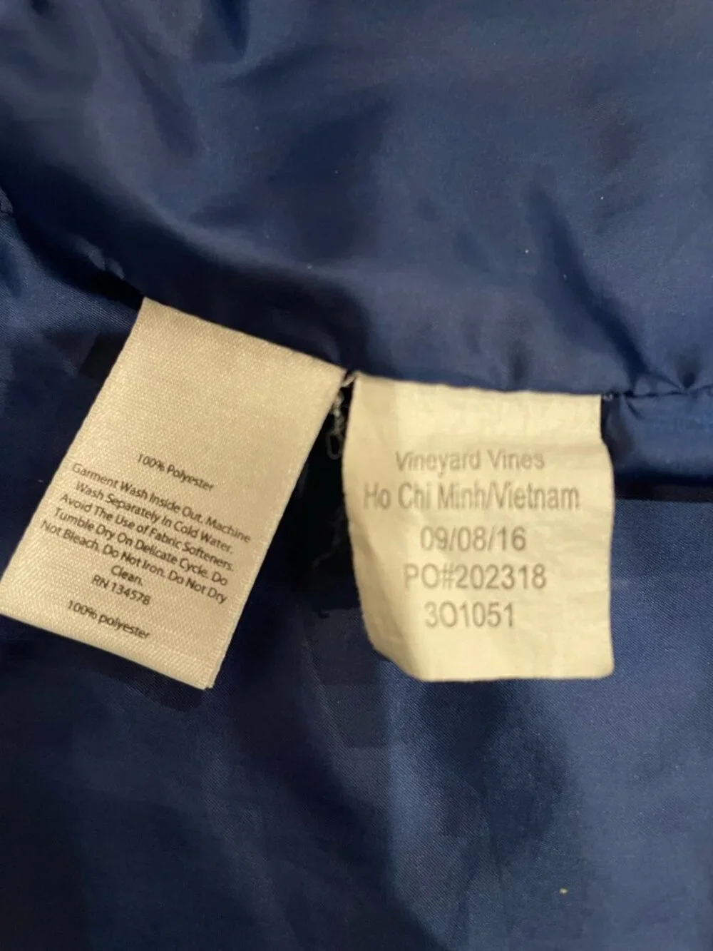 Vineyard Vines Navy Vest - Sz. 2T
